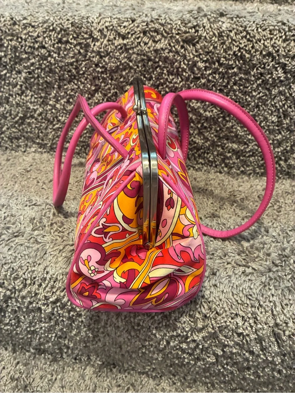 Nine West paisley floral colorful shoulder purse